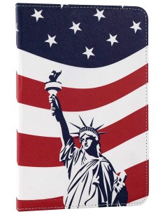 Funda para tablet - Stand 2P Urban Trendy - Diseño Estatua Libertad - de 9'' a 10,1'' - E-vitta EVUS2PP040 kiwiku.com