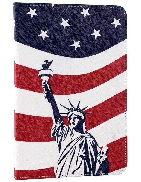 Funda para tablet - Stand 2P Urban Trendy - Diseño Estatua Libertad - de 9'' a 10,1'' - E-vitta EVUS2PP040 kiwiku.com