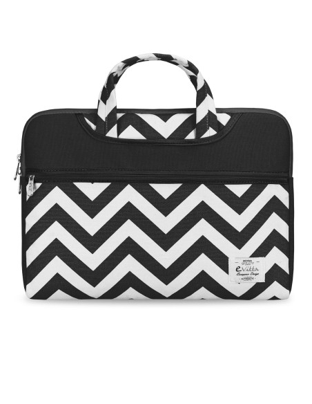 Funda para portátil - Chevron - de 13,3'' a 14'' - Color Negro - E-vitta EVLS000050 kiwiku.com