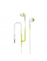 Intrauricular - Color Verde/Blanco - 1,2m - Jack 3,5'' - Talius - EA-1001-GR