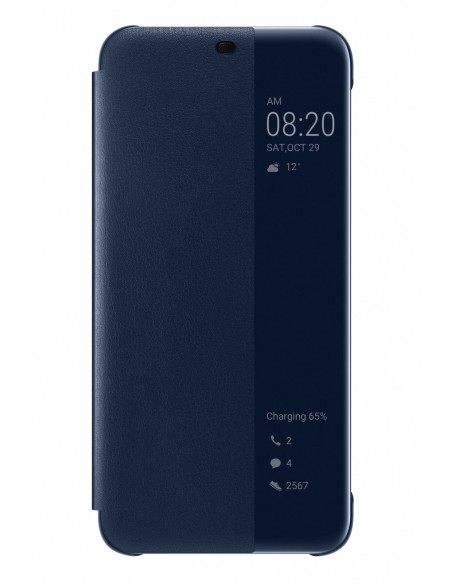 Funda Original Huawei para mate 20 Lite - Color Transparente/ Azul - Huawei 51992654 kiwiku.com