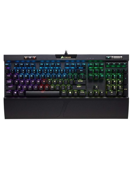 Teclado corsair k70 rgb mk.2 cherry mx red (español) CH-9109010-ES kiwiku.com