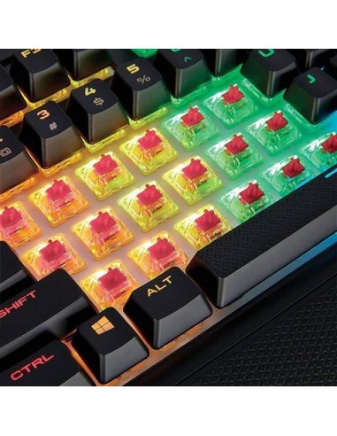 Teclado corsair gaming strafe rgb mk.2 cherry mx silent español CH-9104113-ES kiwiku.com