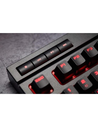 Teclado corsair k63 compact mechanical red led cherry mx red CH-9115020-ES kiwiku.com