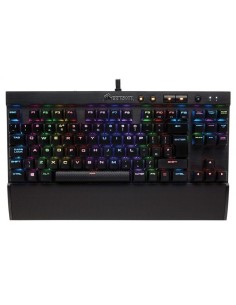 Teclado corsair k65 lux compact rgb led cherry mx red (español) CH-9110010-ES kiwiku.com