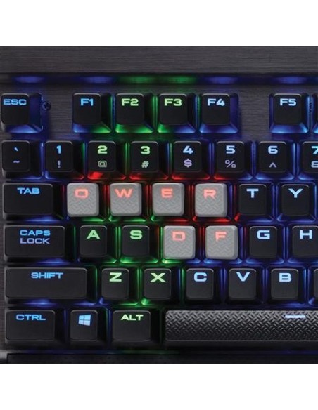 Teclado corsair k65 lux compact rgb led cherry mx red (español) CH-9110010-ES kiwiku.com