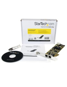Tarjeta Adaptador de Red PoE/PSE PCI Express PCIe Gigabit Ethernet con 2 Puertos RJ45 ST2000PEXPSE 2