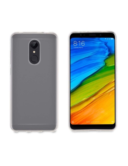 Funda para Xiaomi Redmi 5 Plus - Color Transparente - Muvit MUCRS0140 kiwiku.com