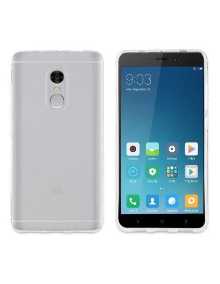 Funda para Xiaomi Redmi Note 4 - Color Transparente - Muvit MUCRS0097 kiwiku.com