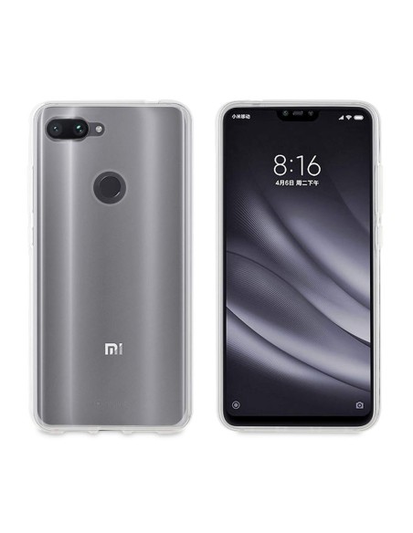 Funda para Xiaomi Mi 8 Lite - Color Transparente - Muvit MUCRS0209 kiwiku.com