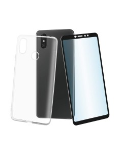 Pack (Funda + Protector) para Xiaomi Mi Max 3 - Color Transparente - Muvit MUPAK0421 kiwiku.com 2