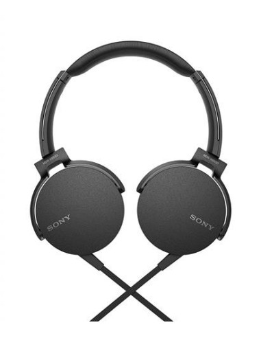 Auriculares Sony Mdr-Xb550Ap Extra Bass Con Microfono con cable Negro MDRXB550AP kiwiku.com