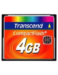 Tarjeta de memoria Transcend Compact Flash 4gb 133x