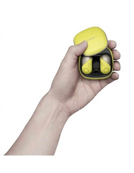Sony Wf-Sp700N Amarillo Auriculares Inalámbricos Deportivos Bluetooth Nfc WFSP700NY.CE7