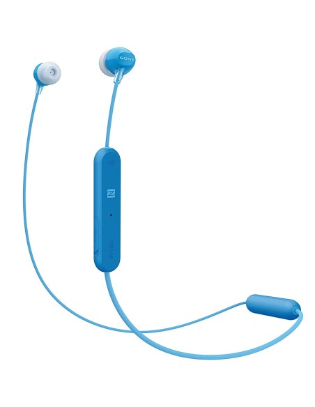 Sony wi-c300 azul auriculares inalámbricos bluetooth nfc micrófono integrado con manos libres WIC300L.CE7 kiwiku.com