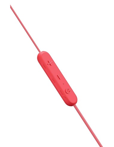 Sony wi-c300 rojo auriculares inalámbricos bluetooth nfc micrófono integrado con manos libres WIC300R.CE7 kiwiku.com