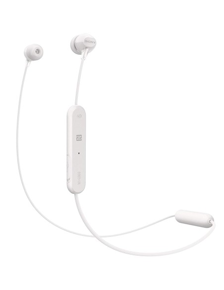 Sony wi-c300 blanco auriculares inalámbricos bluetooth nfc micrófono integrado con manos libres WIC300W.CE7 kiwiku.com