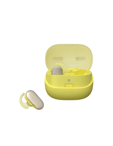 Sony wf-sp900y amarillo auriculares inalámbricos deportivos 4gb de memoria con estuche cargador WFSP900Y.CE7 kiwiku.com