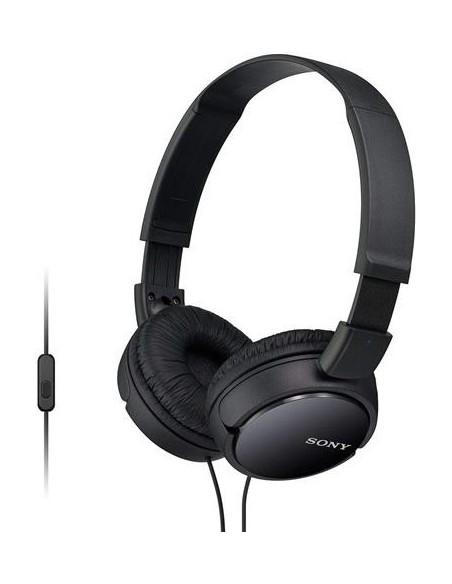 Sony MDR-ZX110AP Auriculares con micrófono Hifi Negro MDRZX110APB.CE7 kiwiku.com