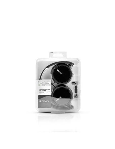 Sony MDR-ZX110AP Auriculares con micrófono Hifi Negro MDRZX110APB.CE7 kiwiku.com