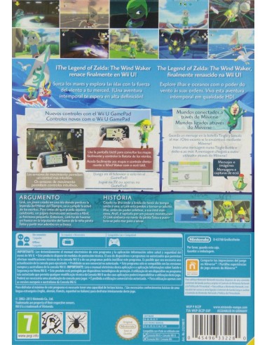 Juego Wii u zelda windwaker hd