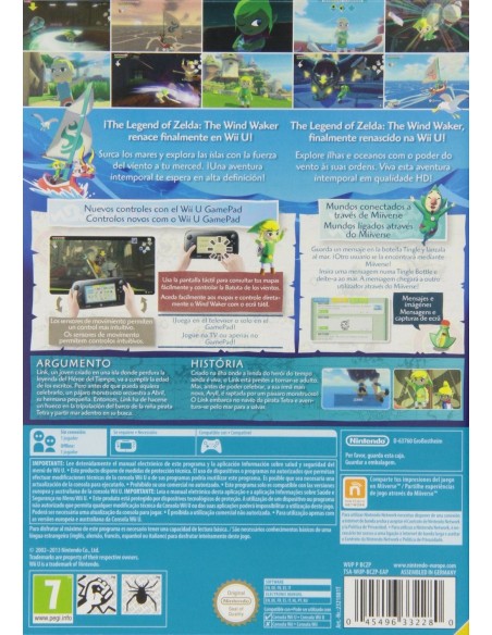 Juego Wii u zelda windwaker hd