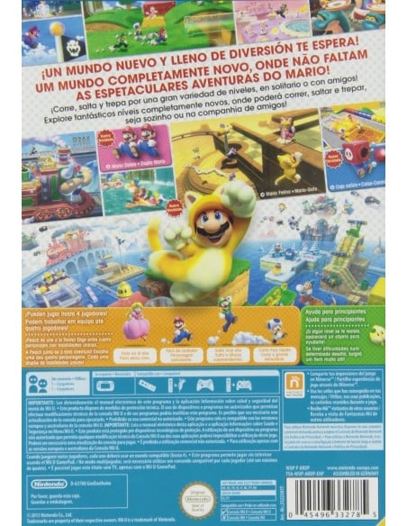 Juegos WII U SUPER MARIO 3D WORLD