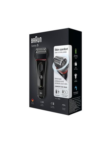 Braun Series 5 5030s - Máquina de afeitar - sin cables - negro 068846 kiwiku.com