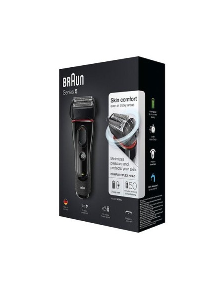 Braun Series 5 5030s - Máquina de afeitar - sin cables - negro 068846 kiwiku.com