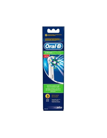 Braun Eb 50-3 Pack 3 Cepillos Oral-B Pro Crossaction 105060 kiwiku.com