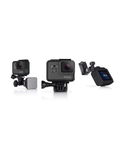 GoPro soporte frontal y lateral para casco AHFSM-001 Negro AHFSM-001 kiwiku.com