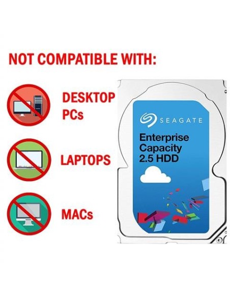 Disco Duro Interno Seagate 1TB 2.5" 2.5" 1000 GB SAS ST1000NX0453 ST1000NX0453 kiwiku.com