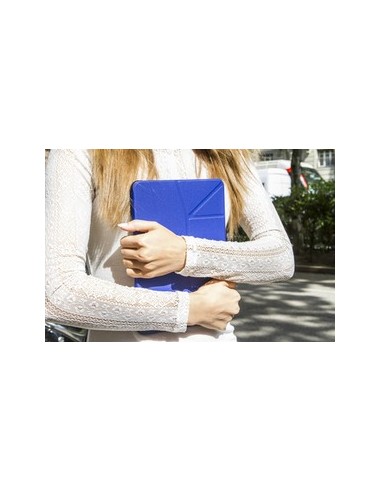 Funda Fullcase Origami O2 para BQ Edison 2 y Quad Core - Azul