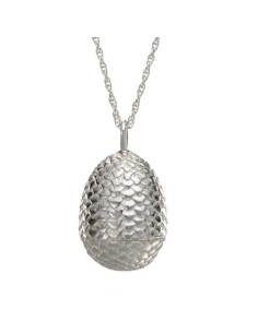 Juego de tronos - colgante plata huevo dragon NOB0038 kiwiku.com