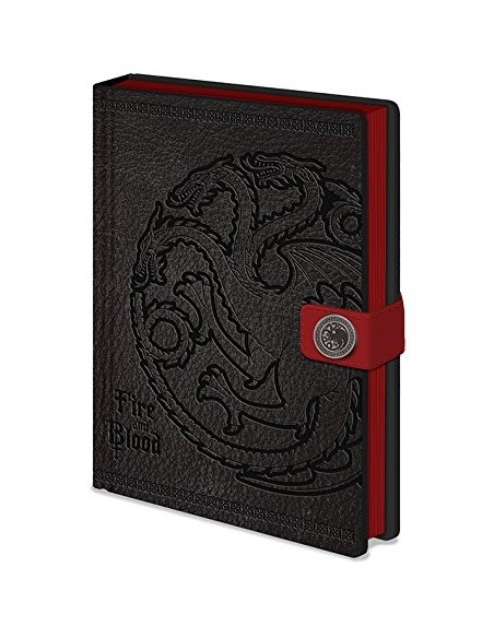 Libreta premium a5 juego de tronos targaryen MESH24230091 kiwiku.com