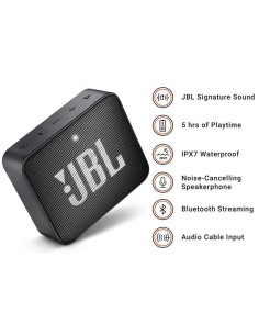 JBL Go 2 - Altavoz inalámbrico con Bluetooth,JBLGO2BLK, Color Negro JBLGO2BLK kiwiku.com 2