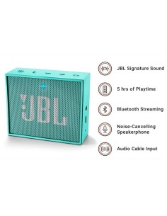 JBL Go - Altavoz portátil para Smartphones, Tablets y Dispositivos MP3 Azul Turquesa JBLGOTEAL kiwiku.com 2