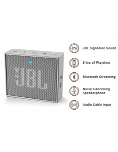 JBL Go - Altavoz portátil Bluetooth 3W Gris JBLGOGRAY kiwiku.com 2