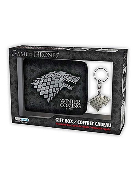 Pack cartera + llavero juego de tronos stark MEABYPCK111 kiwiku.com