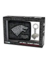 Pack cartera + llavero juego de tronos stark