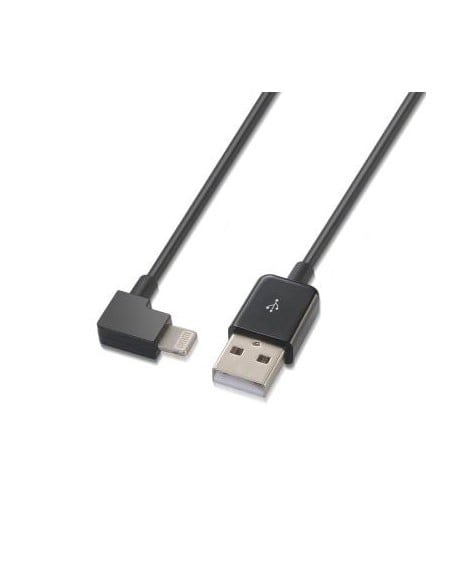 10.10.0501-BK 1m USB A Lightning Negro cable USB 10.10.0501-BK kiwiku.com