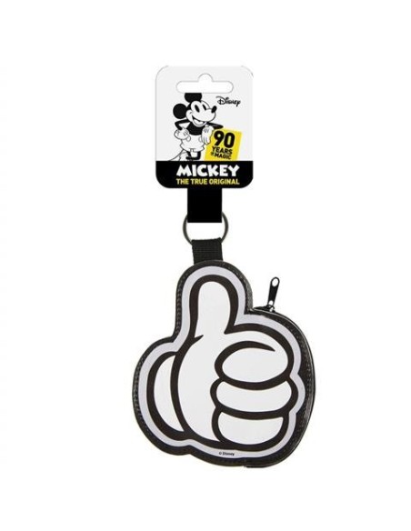 Cerdá Monedero Mano Mickey Llavero, 10 cm, Blanco 2600000278 kiwiku.com