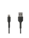 Cable de 2m USB a Lightning - Certificado MFi - Negro
