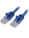 Cable de red Ethernet Conexión Cat 5e UTP rj45 2M - Color Azul