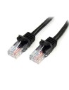 Cable de red Ethernet Conexión Cat 5e UTP rj45 3M - Color Negro