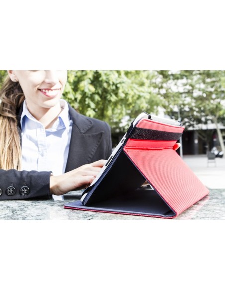 Silver HT 19988 - Funda para tablets de 10.1, color rojo: Kiwiku.com: Informática