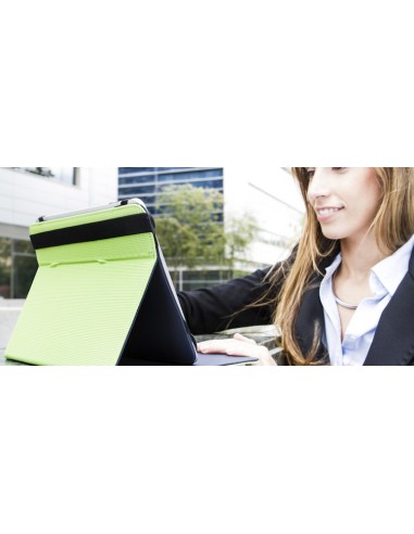 Funda gripcase universal 10.1 verde
