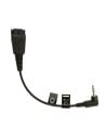 Jabra 8800-00-46 - Cable QD a cable con clavija 2,5 mm