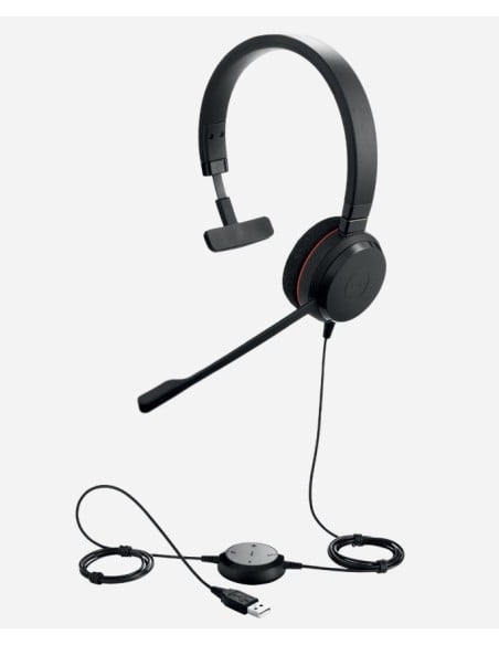 Jabra - Evolve 20 ms Mono - Auricular - en Oreja 4993-823-109 kiwiku.com