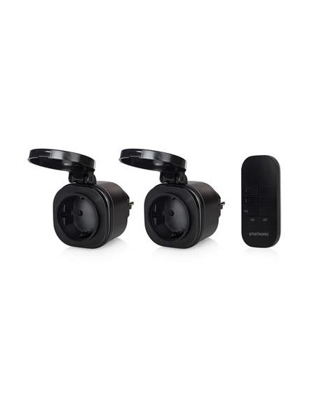 Smartwares SH4-99651 Set de mini enchufes para exteriores y terrazas kiwiku.com